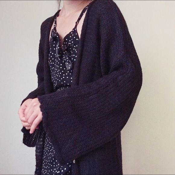 SmilingBear Sweaters - 🏷BOGO-NWT Black Oversized Open-front cardigan